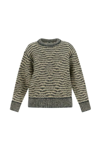 Closed Sweaters Round-neck Knitwear Gray 4 Closed Sweaters Round-neck Knitwear Gray - Afbeelding 2
