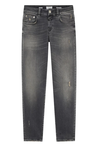 Closed Skinny Jeans Slim-fit Jeans Gray 5 Closed Skinny Jeans Slim-fit Jeans Gray - Afbeelding 3