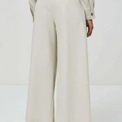 Closed Wijde Broeken Luna Pants Beige