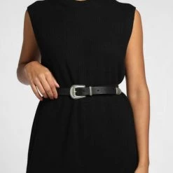 Closed Riemen Belts Black