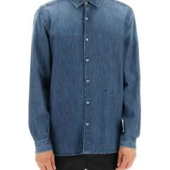 Closed Spijkeroverhemden Shirts Blue