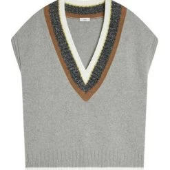 Vesten Closed Spencer Grijs C96443-96Z-CR 116 Gray