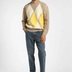 Closed Truien & Vesten Round-neck Knitwear Beige -Closed Verkoopwinkel 237e9ec28570406b68b0dceb1a72a147