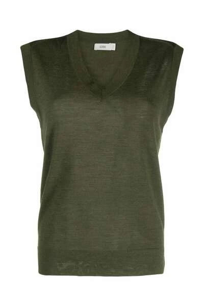 Closed Vesten Sweater Green 3 Closed Vesten Sweater Green