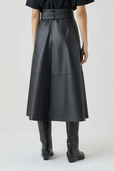 Midirokken Rok Closed Black 4 Midirokken Rok Closed Black - Afbeelding 3