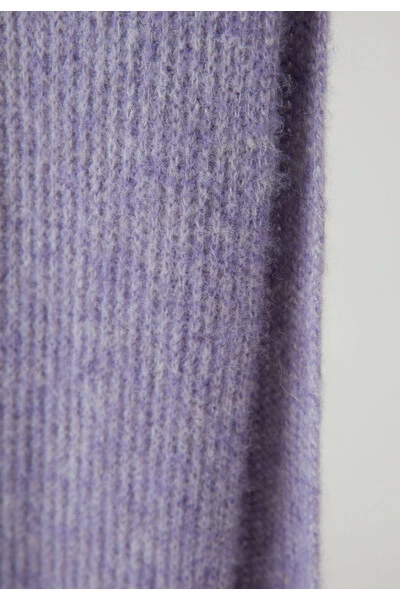 Sjaals Closed Gebreide Sjaal Purple 3 Sjaals Closed Gebreide Sjaal Purple