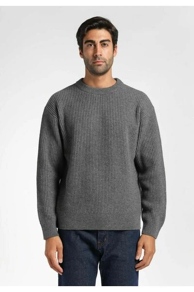 Closed Truien & Vesten Round-neck Knitwear Gray 5 Closed Truien & Vesten Round-neck Knitwear Gray - Afbeelding 3