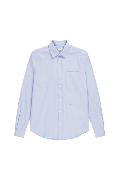 Closed Zakelijke Overhemden Basic Shirt Blue 4 Closed Zakelijke Overhemden Basic Shirt Blue - Afbeelding 2