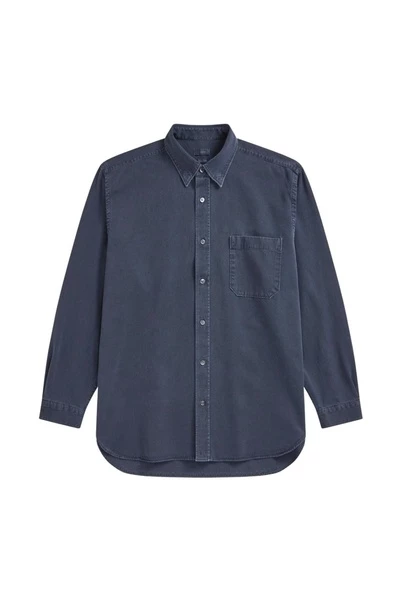 Closed Casual Overhemden Shirt Blue 3 Closed Casual Overhemden Shirt Blue