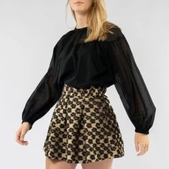 Closed Blouses Blouse Black