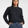 Closed Sweaters Round-neck Knitwear Blue -Closed Verkoopwinkel 474d2e90f6996d6e9aaea77664fa10fb