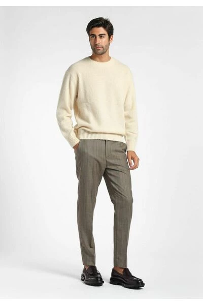 Closed Truien & Vesten Round-neck Knitwear Beige 4 Closed Truien & Vesten Round-neck Knitwear Beige - Afbeelding 2