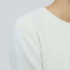 Closed Sweaters Round-neck Knitwear White -Closed Verkoopwinkel 54f737d0f78b17088f8244f552837bba
