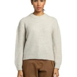 Closed Sweaters Round-neck Knitwear Beige