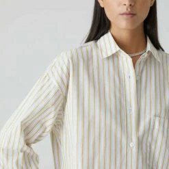 Longsleeve Shirts Blouse Closed Beige