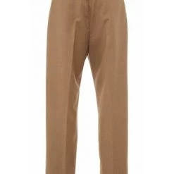 Closed Broeken Wide Trousers Brown