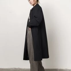 Closed Trenchcoats & Mantels Single-Breasted Coats Black -Closed Verkoopwinkel 649d0c420498f036748eb1486958b971