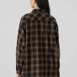 Longsleeve Shirts Blouse Closed Brown -Closed Verkoopwinkel 6591258ddd840a2186eb2ca88b7cbe24