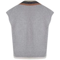 Closed Vesten Sleeveless Knitwear Gray