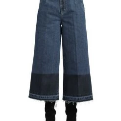 Closed Cropped Jeans Blue