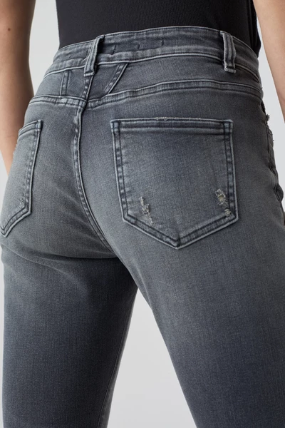 Closed Skinny Jeans Slim-fit Jeans Gray 7 Closed Skinny Jeans Slim-fit Jeans Gray - Afbeelding 5