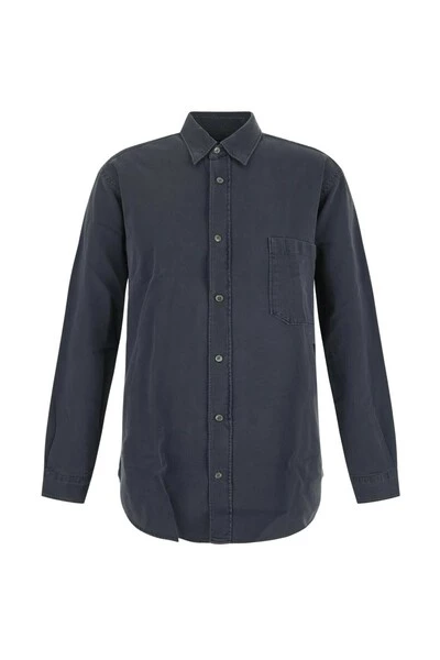 Closed Casual Overhemden Shirt Blue 5 Closed Casual Overhemden Shirt Blue - Afbeelding 3