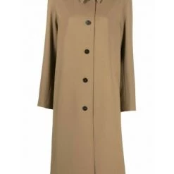 Closed Trenchcoats & Mantels Single-Breasted Coats Brown