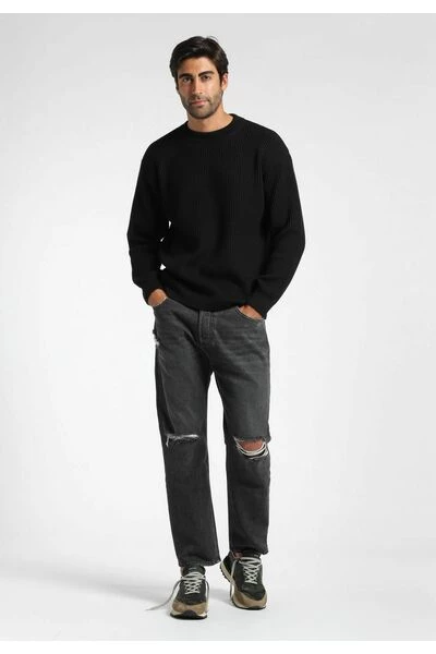 Closed Truien & Vesten Round-neck Knitwear Black 6 Closed Truien & Vesten Round-neck Knitwear Black - Afbeelding 4