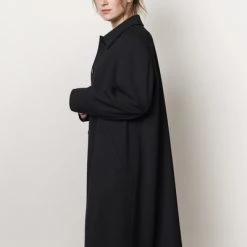 Closed Trenchcoats & Mantels Single-Breasted Coats Black -Closed Verkoopwinkel 73bf941b9bb31256325f8578c745ac4a