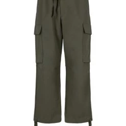 Closed Broeken Straight Trousers Green