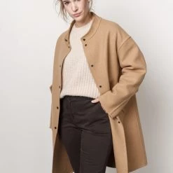 Closed Trenchcoats & Mantels Single-Breasted Coats Brown -Closed Verkoopwinkel 7b879060d4c23034c96c034d2c417453