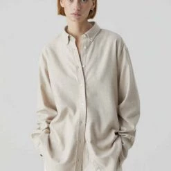 Longsleeve Shirts Blouse Closed Beige -Closed Verkoopwinkel 7baa18b41b166430b69a613c4d87ad87