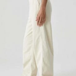 Wijde Broeken Pantalon Closed Beige