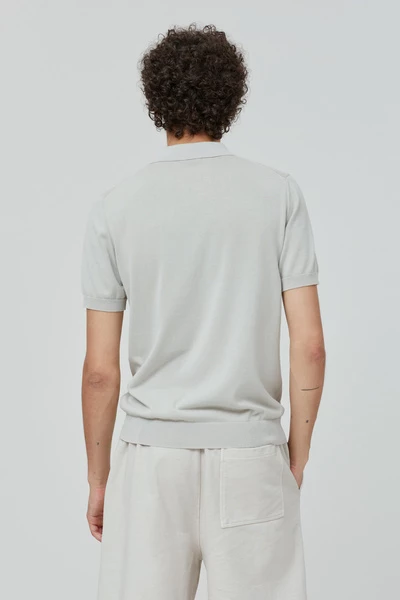 Closed Polo's Polo Shirt Gray 4 Closed Polo's Polo Shirt Gray - Afbeelding 2