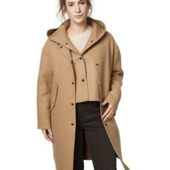 Closed Trenchcoats & Mantels Single-Breasted Coats Brown