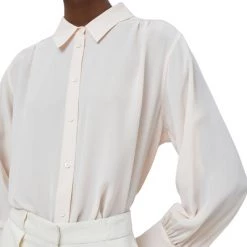 Closed Longsleeve Shirts Shirt Beige