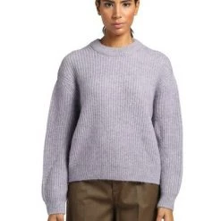 Closed Sweaters Round-neck Knitwear Purple 9 Closed Sweaters Round-neck Knitwear Purple -Closed Verkoopwinkel 896d0b734e3081e8ab303e572848db67