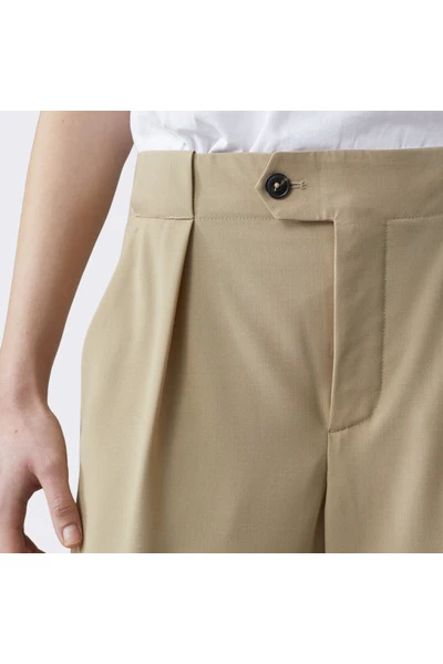 Closed Wijde Broeken Mawson Trousers Beige 3 Closed Wijde Broeken Mawson Trousers Beige
