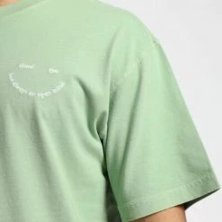 Closed Shirts CHRISTER T-shirt With Chest Embroidery Green