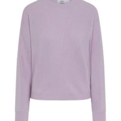 Closed Sweaters O-Neck Knitwear Purple