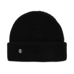 Closed Hoeden Wool Cotton Knit Sailor Beanie Black