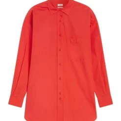 Closed Longsleeve Shirts Oversized Blouse Rood C94578-25Z-22 331 Red
