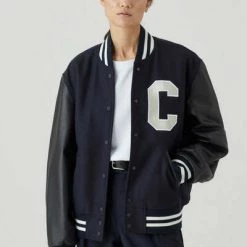 Closed Bomber Jackets Jas Blue -Closed Verkoopwinkel 9d00e9c4e45738e1b171f56007624b88