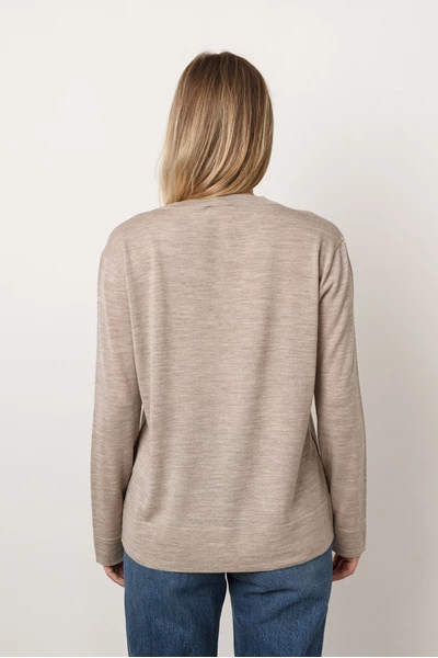 Closed Sweaters Vneck Long Sleeve C96541 92M 22 Walnut Beige 5 Closed Sweaters Vneck Long Sleeve C96541 92M 22 Walnut Beige - Afbeelding 3