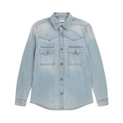 Closed Spijkeroverhemden Western Denim Regular Fit Shirt Blue
