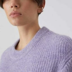 Sweaters Pullover Closed Purple