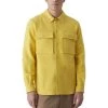 Closed Casual Overhemden Utility Shirt Yellow -Closed Verkoopwinkel ab81c3dd467907b6c81f23a898bb47b0