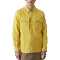 Closed Casual Overhemden Utility Shirt Yellow