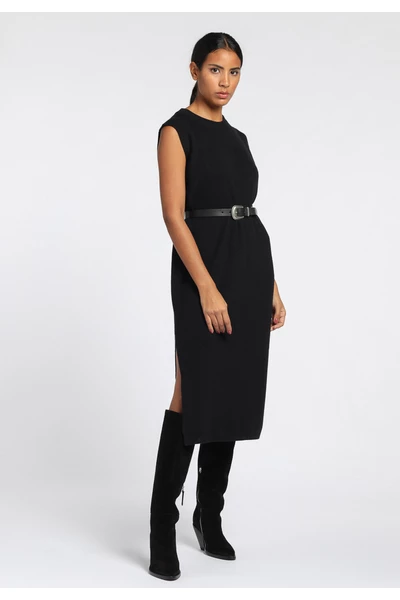Closed Casual Jurken Knitted Dresses Black 4 Closed Casual Jurken Knitted Dresses Black - Afbeelding 2