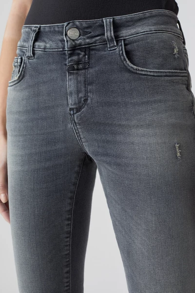Closed Skinny Jeans Slim-fit Jeans Gray 6 Closed Skinny Jeans Slim-fit Jeans Gray - Afbeelding 4
